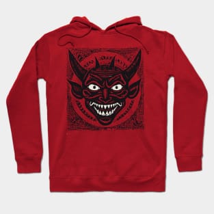 Lino Cut Devil Hoodie